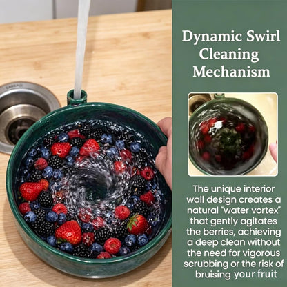 Self Spinning Berry Washing Bowl