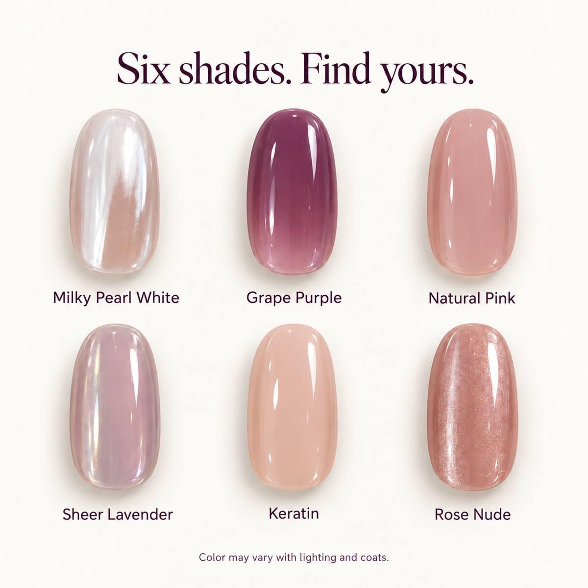 Everyday Glow Nail Polish - 6 Shades