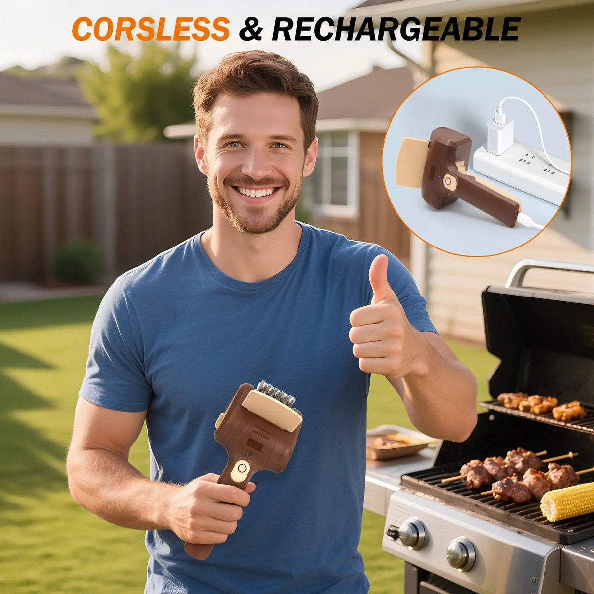 Electric BBQ Grill Brush