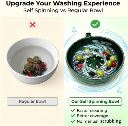 Self Spinning Berry Washing Bowl
