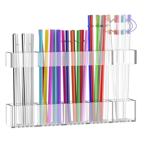 Straw Holder for Cabinet Door