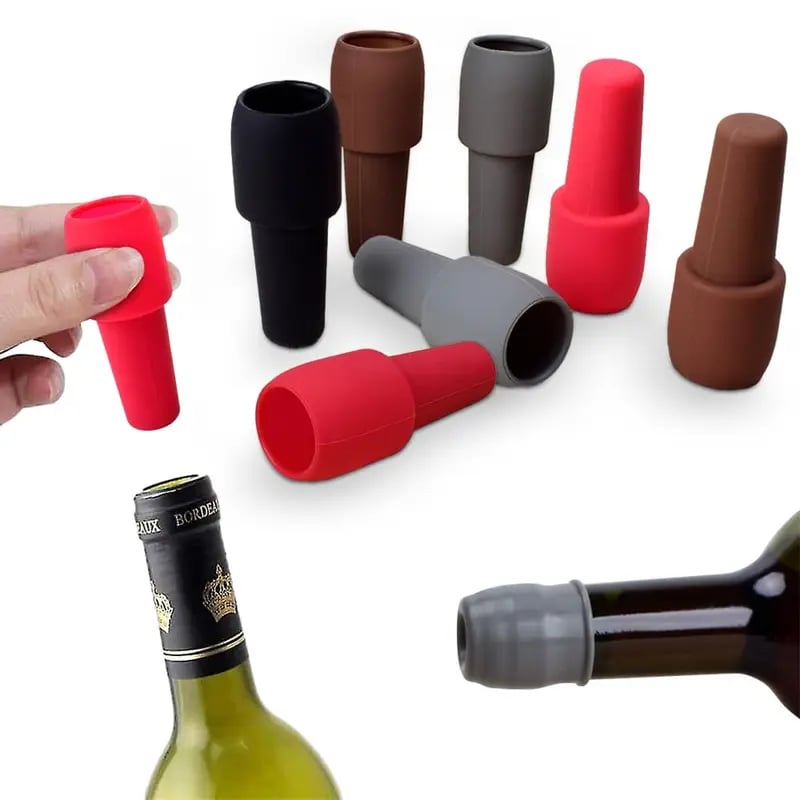 Silicone Wine Stoppers 8 PCS
