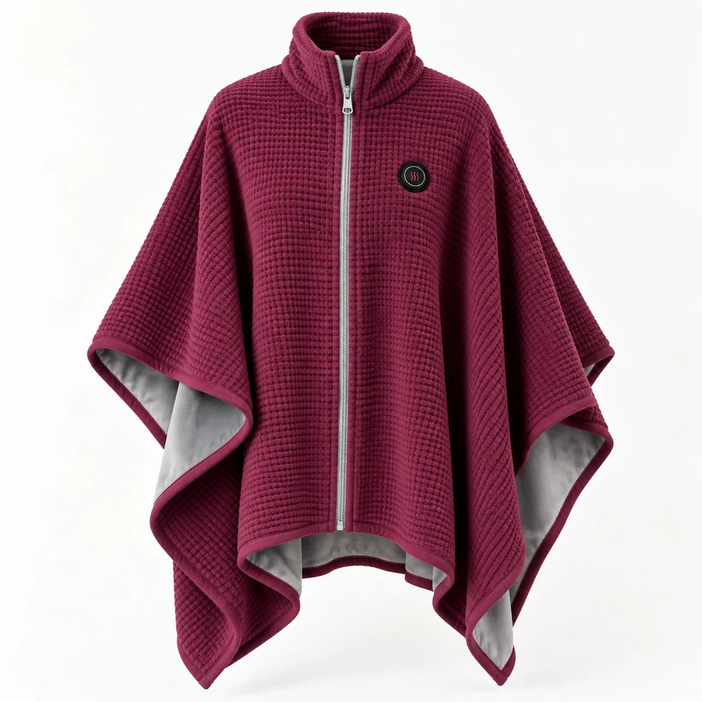 ♨️Heated Warmth Shawl – 8 Heating Zones & 3 Heat Levels