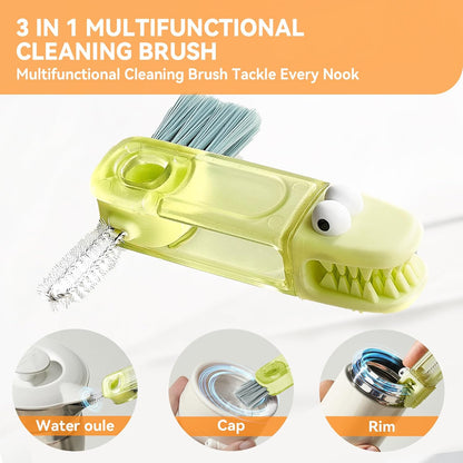 3 in 1 Cup Lid Gap Cleaning Brush Set