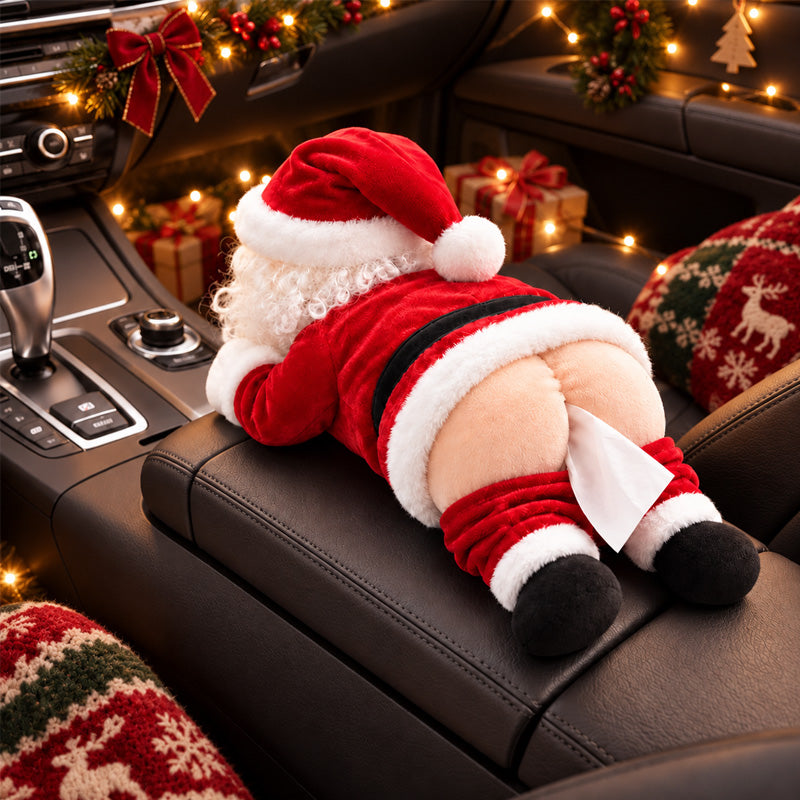 🎅 Funny Santa Butt Tissue Box 🎅
