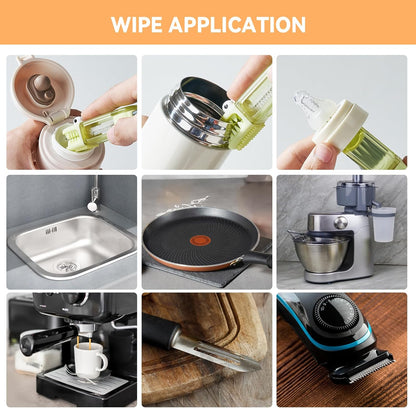 3 in 1 Cup Lid Gap Cleaning Brush Set