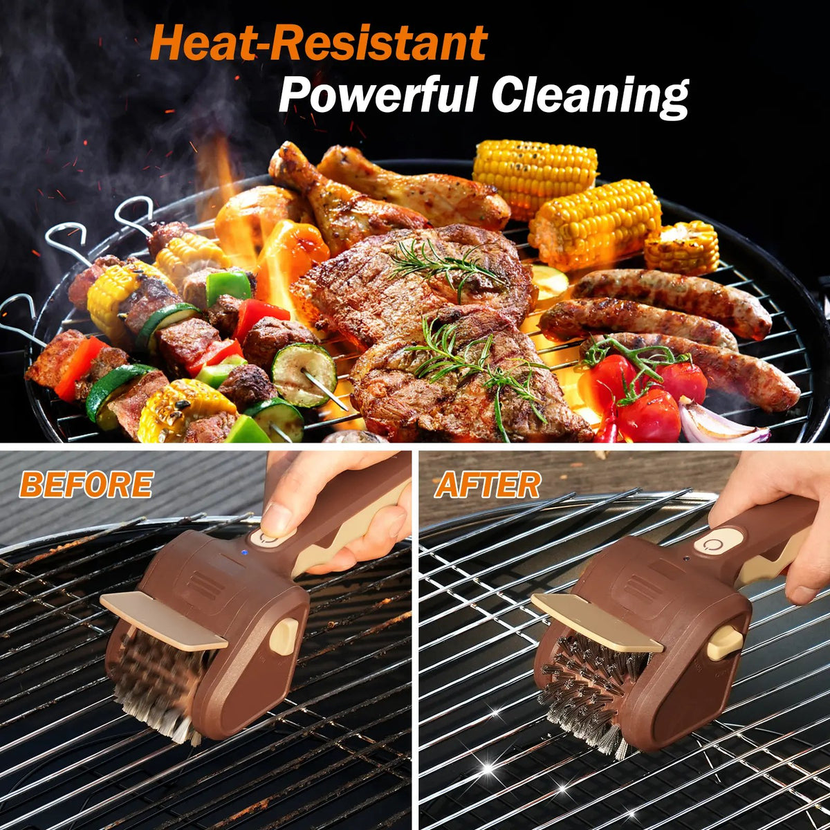 Electric BBQ Grill Brush