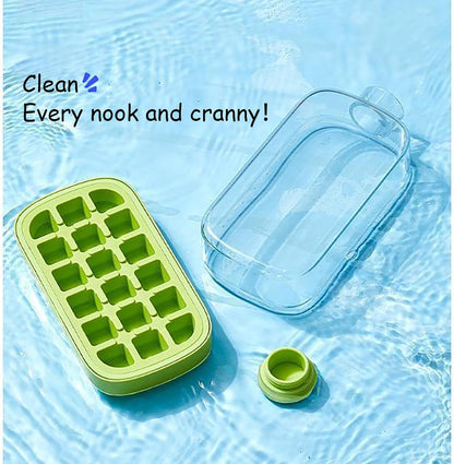 2-in-1 Ice Cube Bottle with Straw