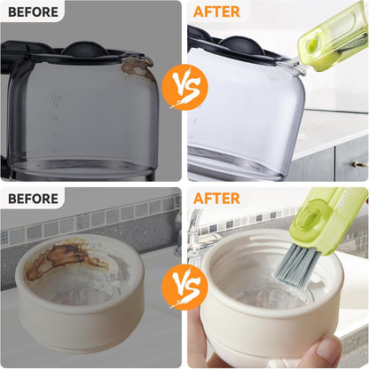 3 in 1 Cup Lid Gap Cleaning Brush Set